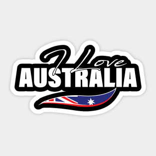 I love Australia Gifts Australian Sticker